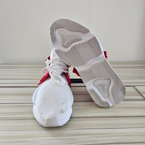 Adidas Y-3 Kaiwa Knit Cloud White Red Size 6 - Picture 7 of 9